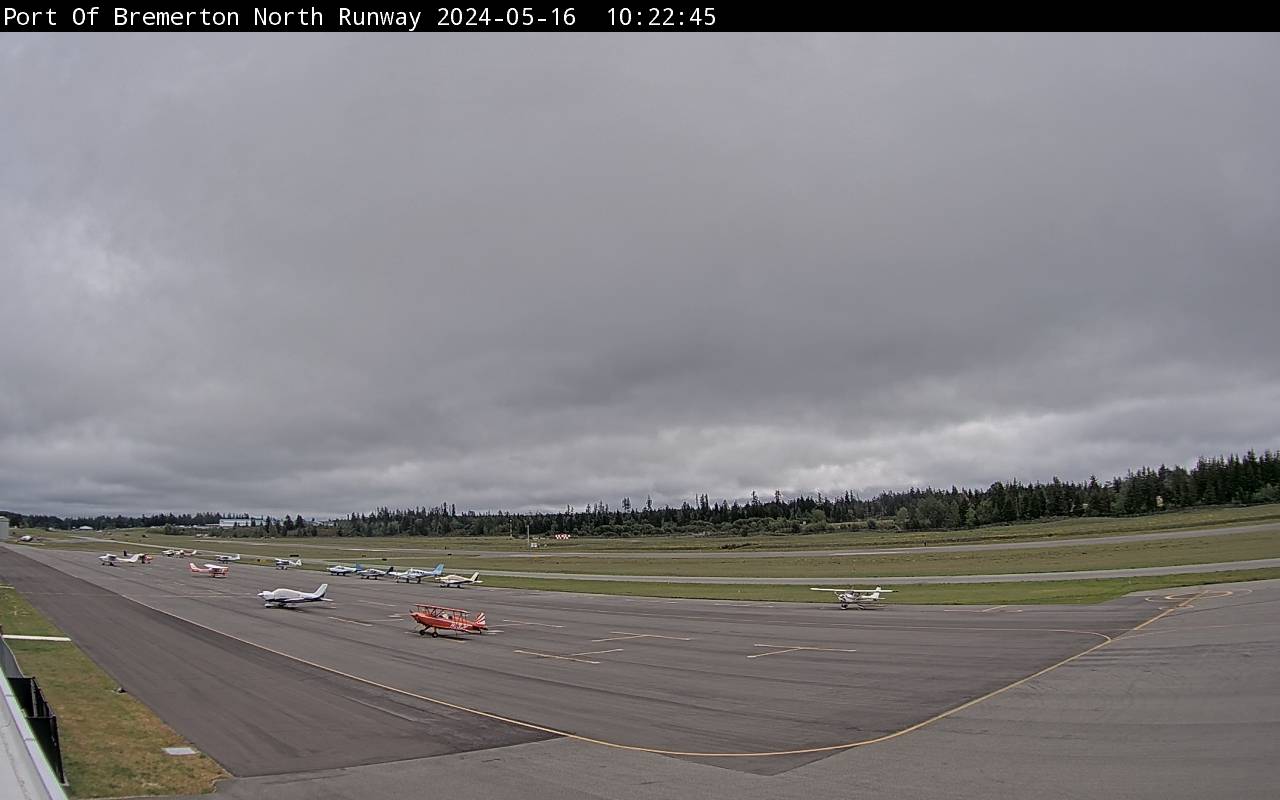 Webcam of North Runway at Bremerton National Airport (KPWT)